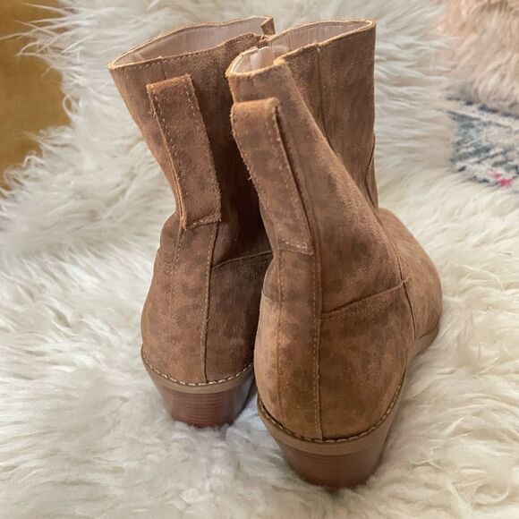 Able Ankle Boots Muted Leopard Print Suede 8 - Picture 3 of 7
